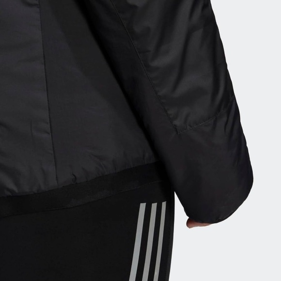 ADIDAS TERREX BLACK SYNTHETIC INSULATED PACKABLE LIGHT WEIGHT JACKET SIZE 4X - Picture 6 of 16